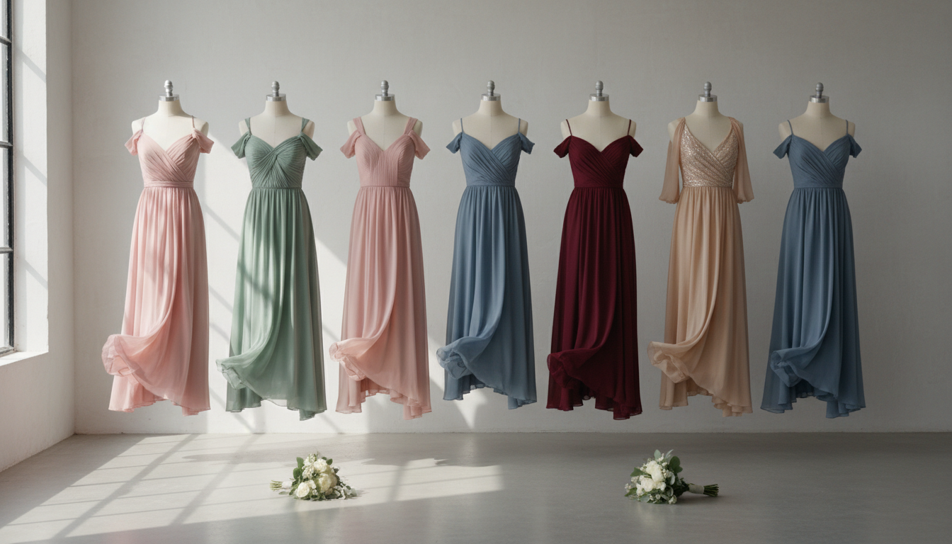 bridesmaid dress colors