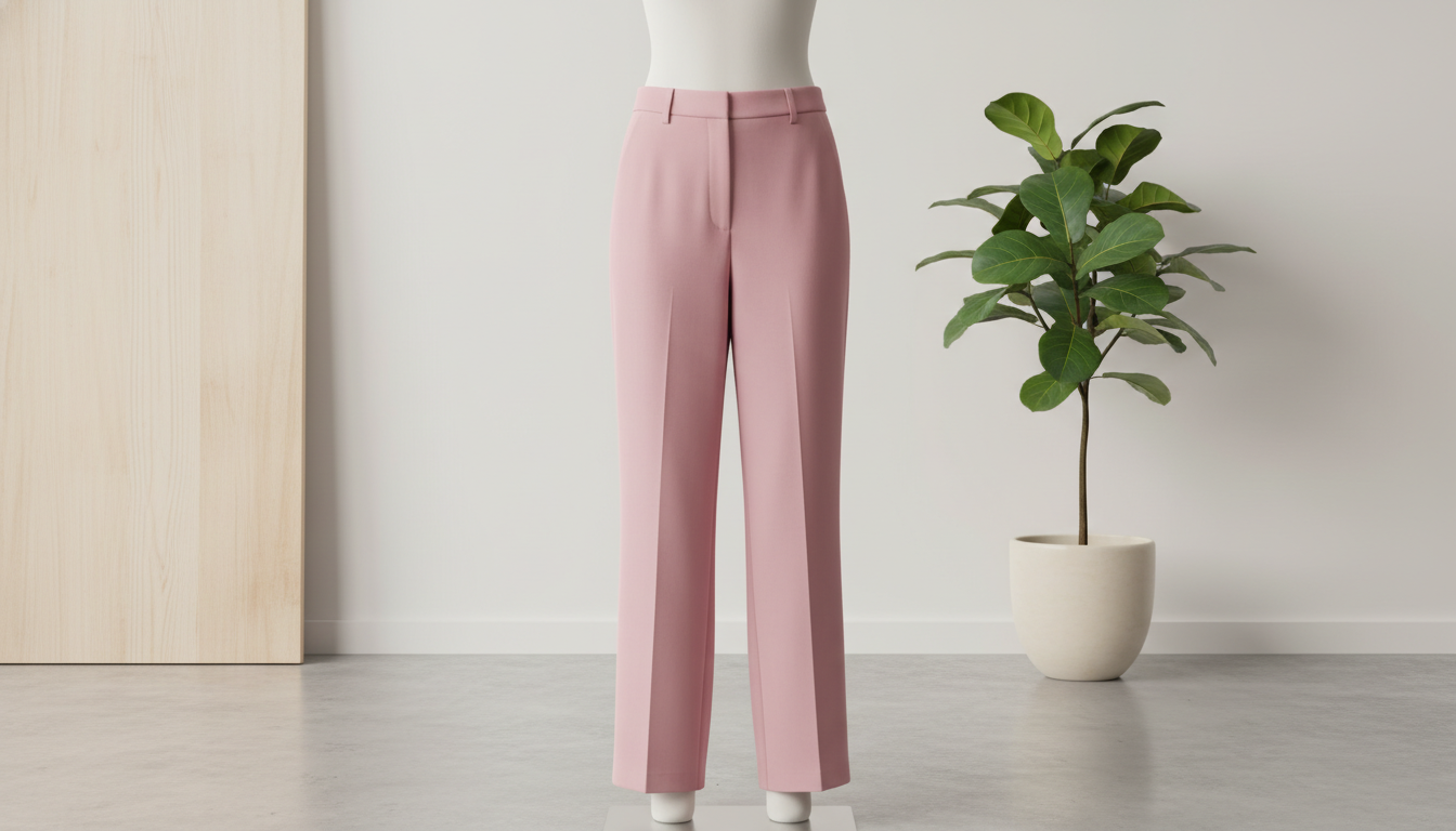 pink dress pants for women