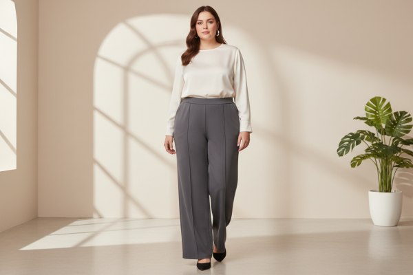 plus size women dress pants