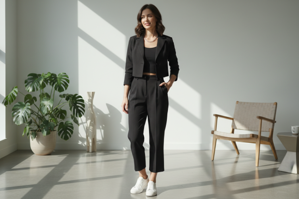 short women's dress pants