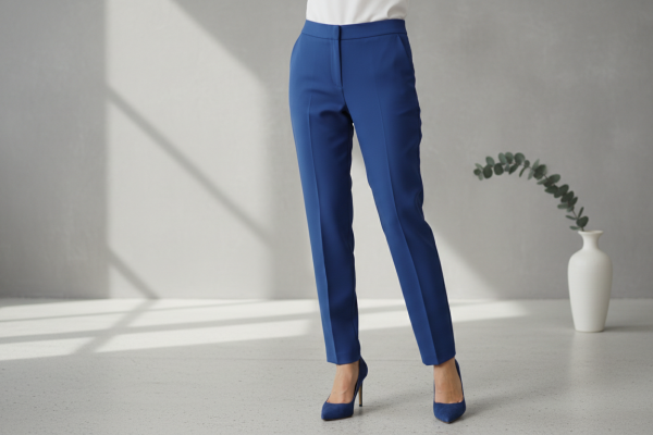 women royal blue dress pants