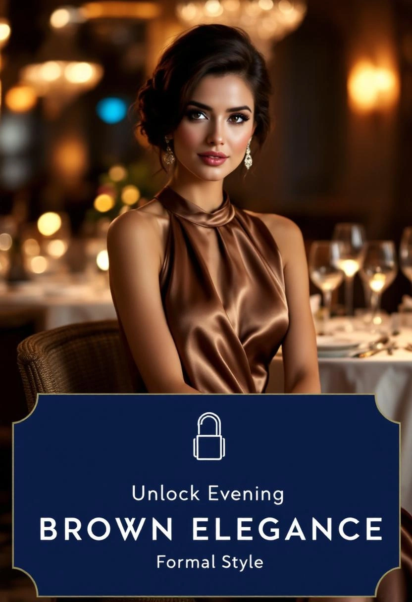 Evening and Formal Brown Outfit Inspiration