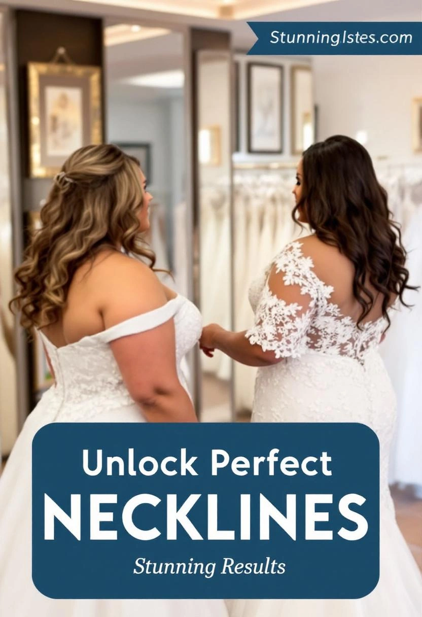 Necklines and Sleeve Options for Plus Size Brides