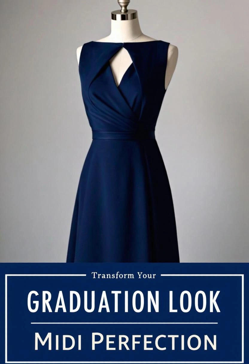 Classic Midi Graduation Dresses: Timeless Elegance