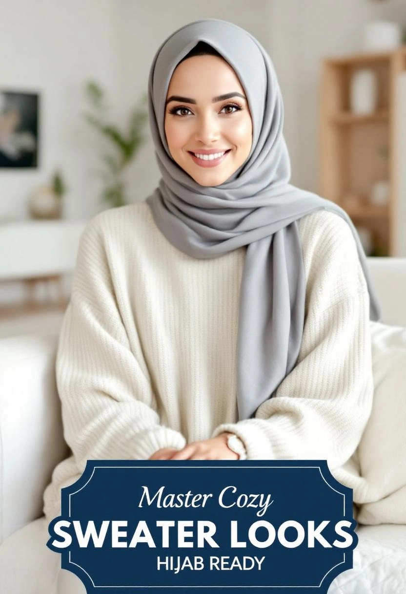 Cozy Sweater and Hijab Styling