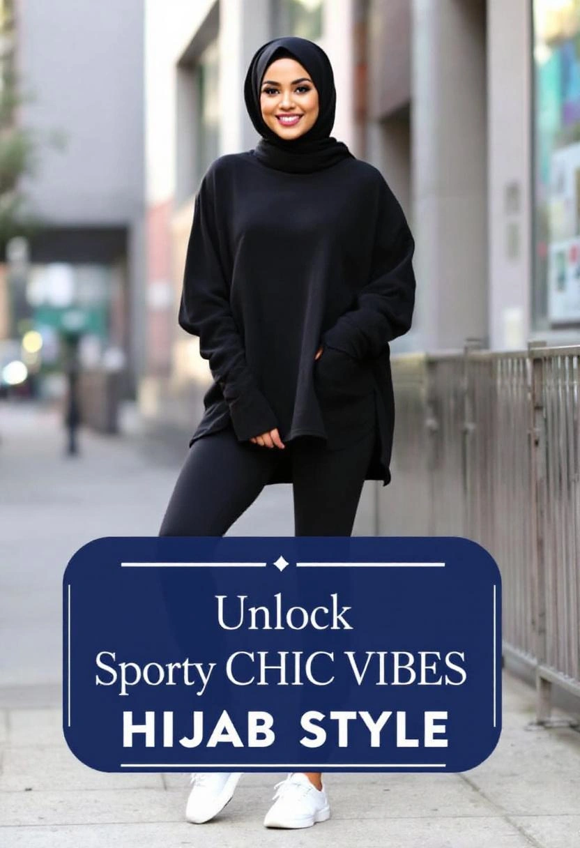 Sporty Chic Hijab Outfits for Active Days