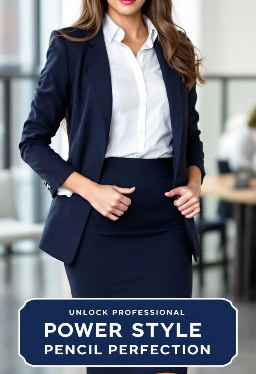 Classic Pencil Skirt Outfits for Professional Power