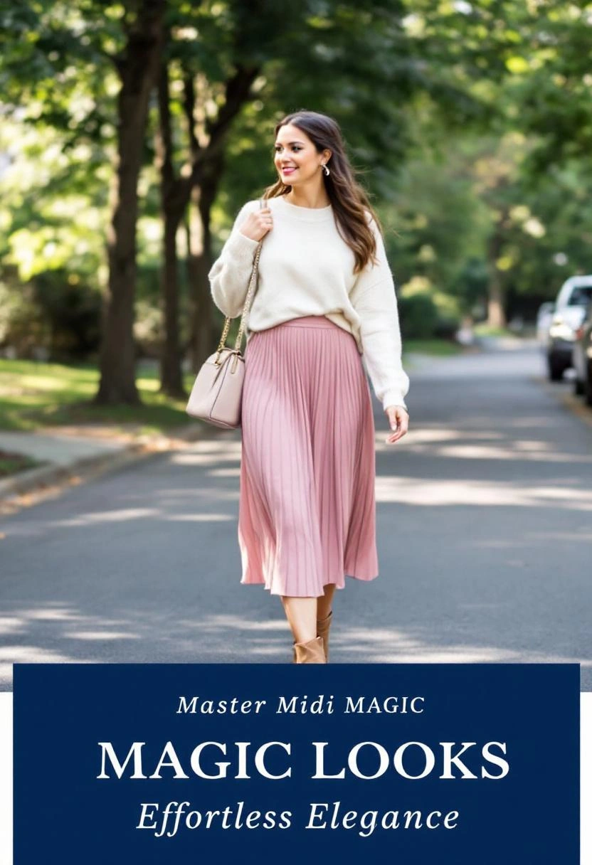 Flowy Midi Skirts for Effortless Everyday Elegance
