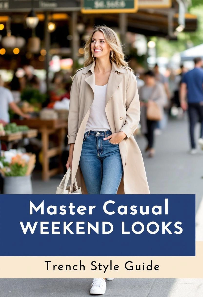 Casual Weekend Trench Coat Styling Ideas