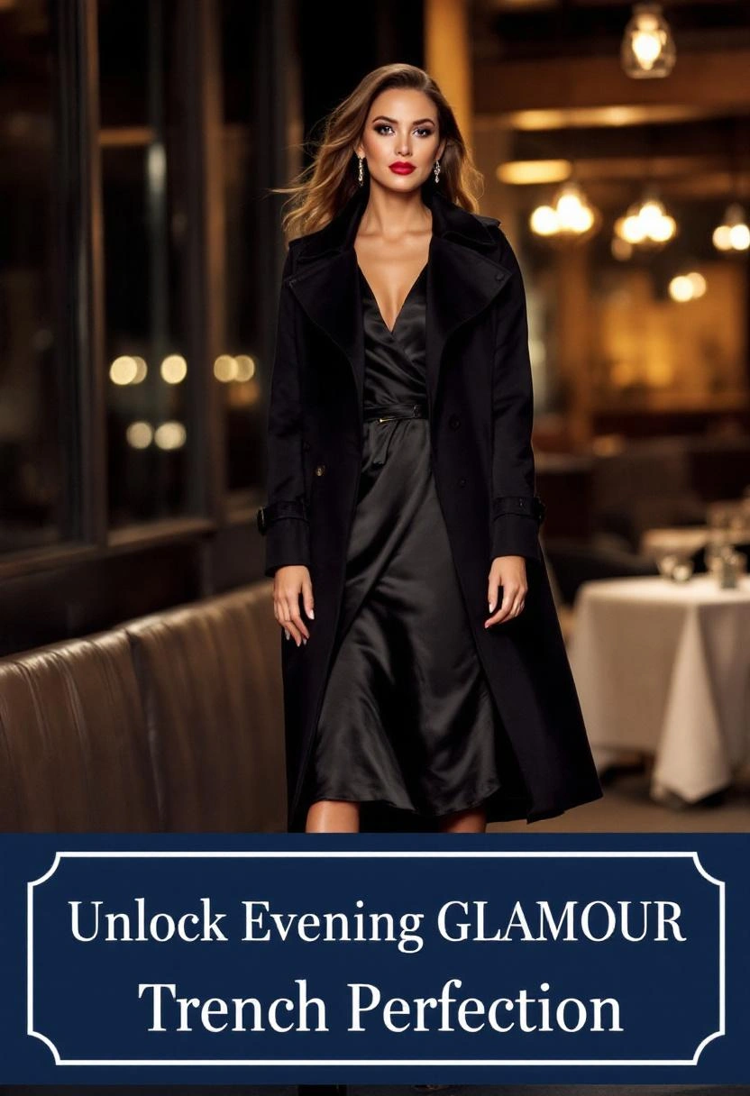 Evening and Date Night Trench Coat Outfits