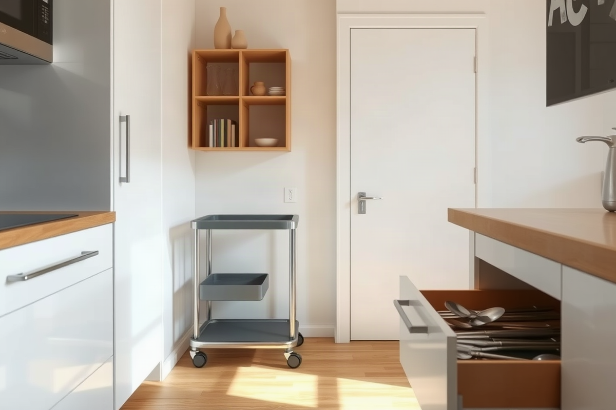 How to Clear Small-Kitchen Counter Clutter With Appliance Zones